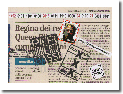 retro della cartolina inviata al Circolo filatelico numismatico, Italia